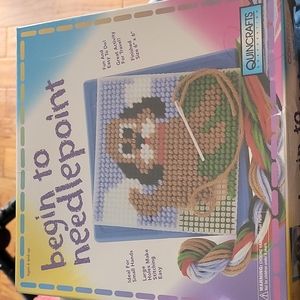 Shrink wrapped brand new Begin to Needlepoint for kids kit